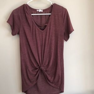 Basic criss cross tee